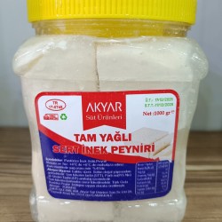 Ezine Akyar Full-Fat Cow Cheese in Tub 1 kg