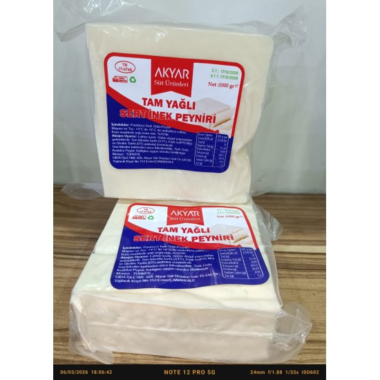 Ezine Akyar Village Cow Cheese 1 kg