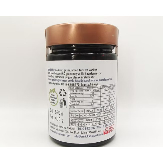 Karadut Reçeli 400gr Karadut Reçeli 400gr