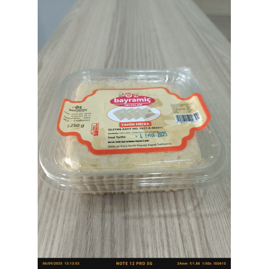 Öz Bayramiç Tahini Halva 250 g