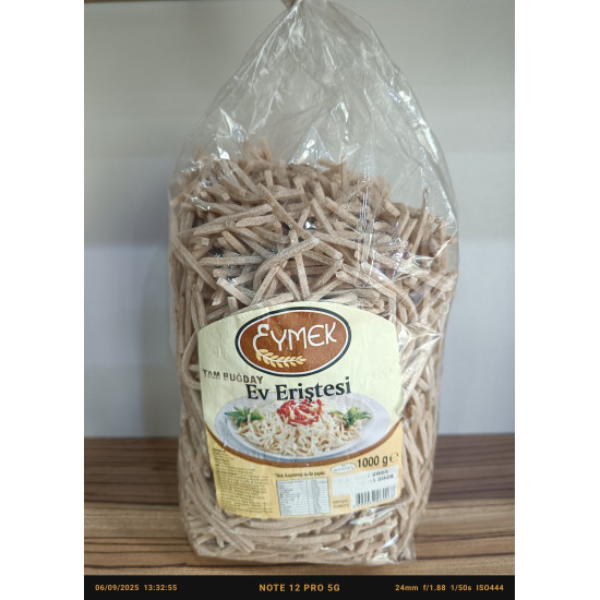 Eymek Whole Wheat Homemade Noodles 1000 g