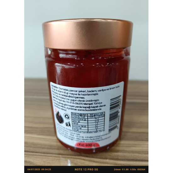 Domates Reçeli 400 Gr Domates Reçeli 400 Gr