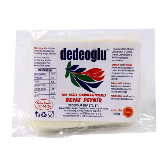Dedeoğlu Full-Fat Mature White Cheese (Goat) 655-720 g