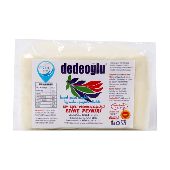 Dedeoğlu Full-Fat Mature Ezine Cheese (Sheep) 655-720 g