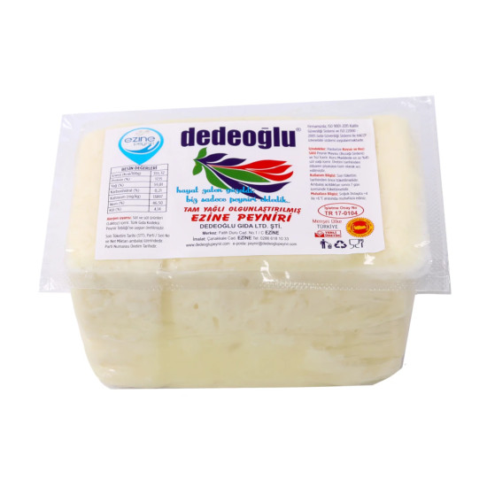 Dedeoğlu Full-Fat Mature Ezine Cheese (Sheep) 655-720 g
