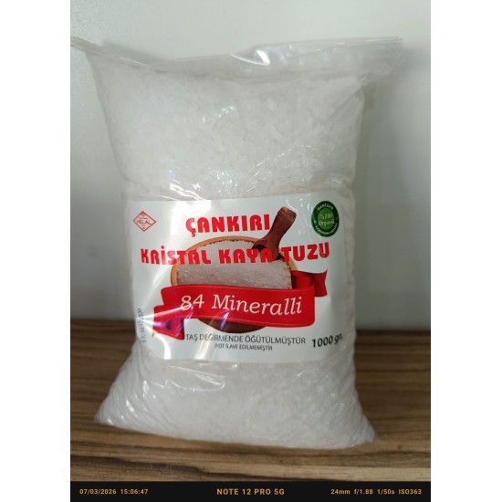 Çankırı Rock Salt - Stone Ground (Coarse) 1 kg