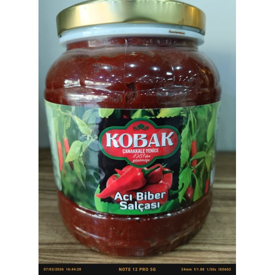 Kobak Acı Biber Salçası 1600 Gr