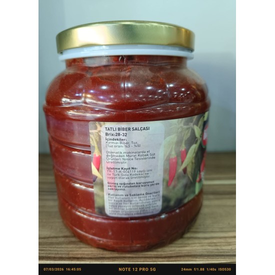 Kobak Sweet Pepper Paste 1600 g