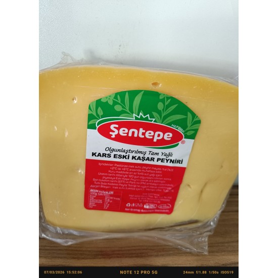 Şentepe Aged Kashar Cheese 1 kg