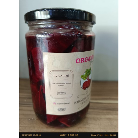 Organic Yenge Beet Pickles Small 650 g