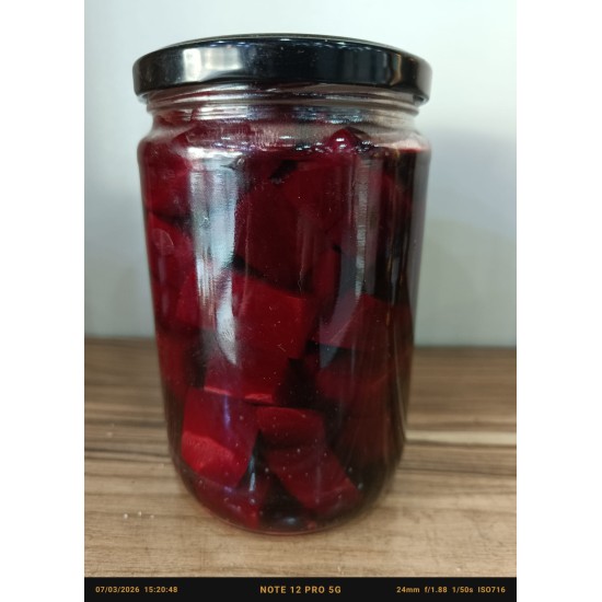 Organic Yenge Beet Pickles Small 650 g