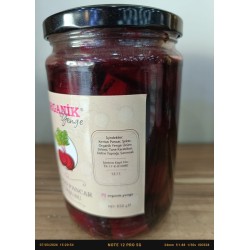 Organik Yenge Pancar Turşusu Küçük 650 Gr