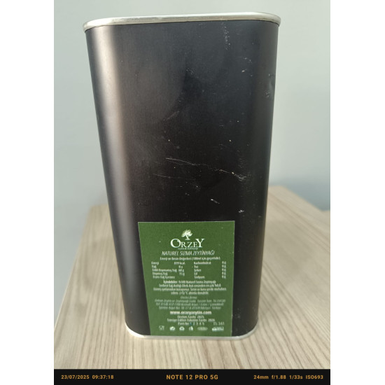 Natural Extra Virgin Cold-Pressed Olive Oil 1 L Tin