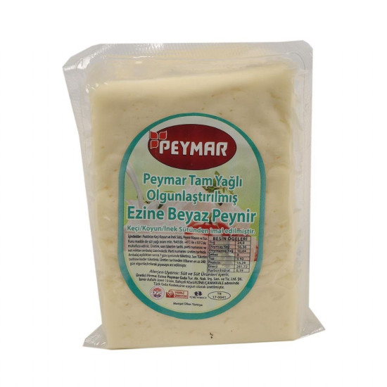 Peymar Ezine Peyniri 655 - 720 gram (Keçi, Koyun ve İnek Sütü) Peymar Ezine Peyniri 655 - 720 gram (Keçi, Koyun ve İnek Sütü)
