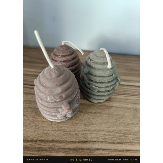 Ayvacık Large Beeswax Candle