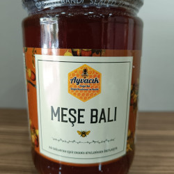Kaz Mountains Oak Honey 850 GR Glass Jar